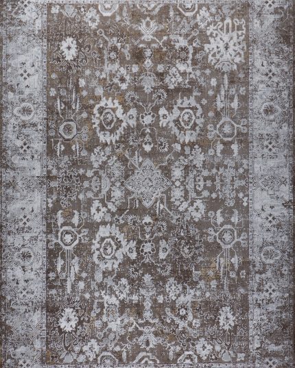 Vintage Aison B0361- Brown/Soft Beige/Gray/Silver