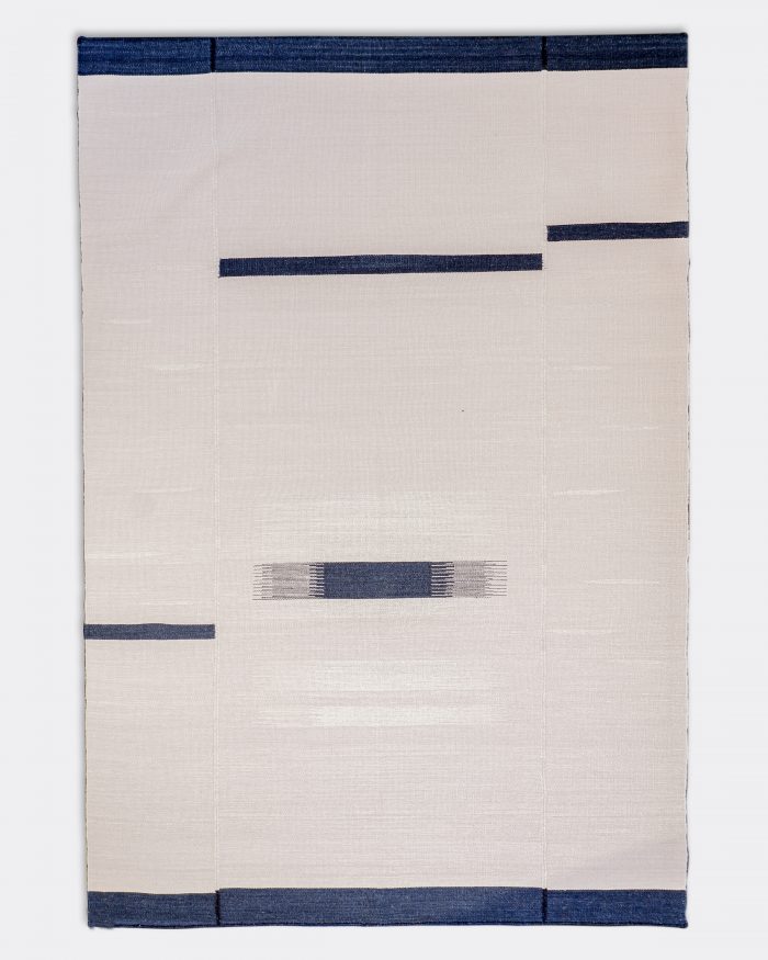 white kilim
