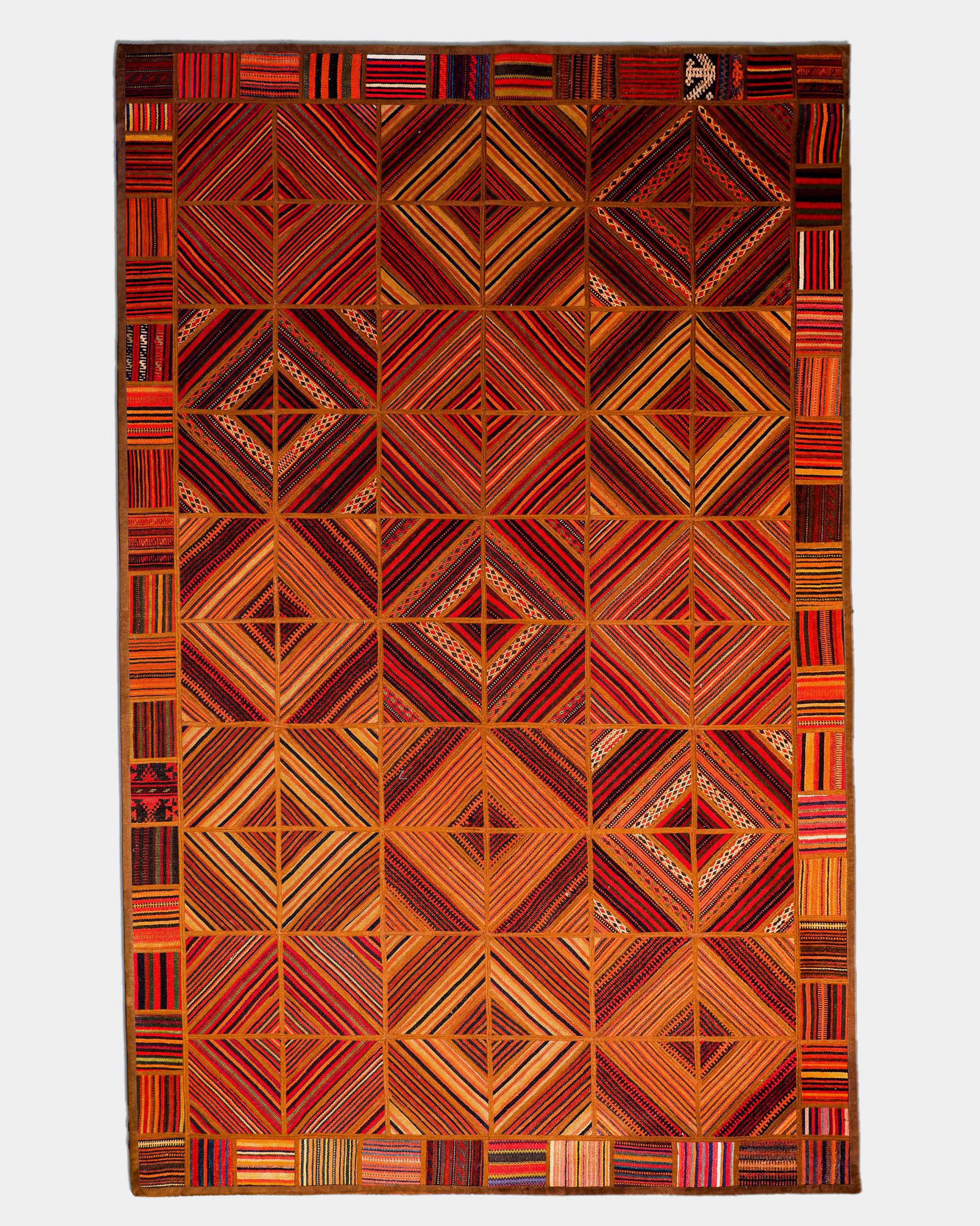 multi color kilim