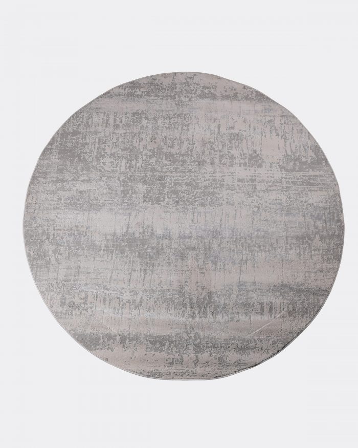 gray round carpet
