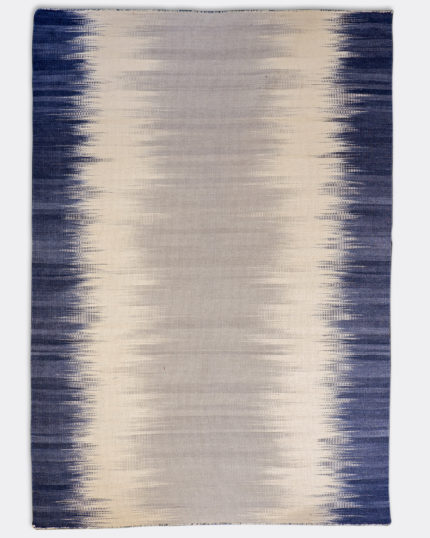 Kilim 60186- Blue/Beige/Gray