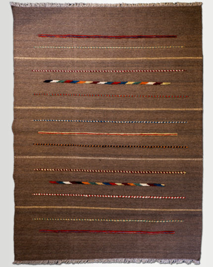 Kilim 10075 - Bronze/Red/Green